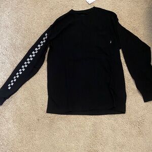 Vans Black Pocket Long Sleeve Tee